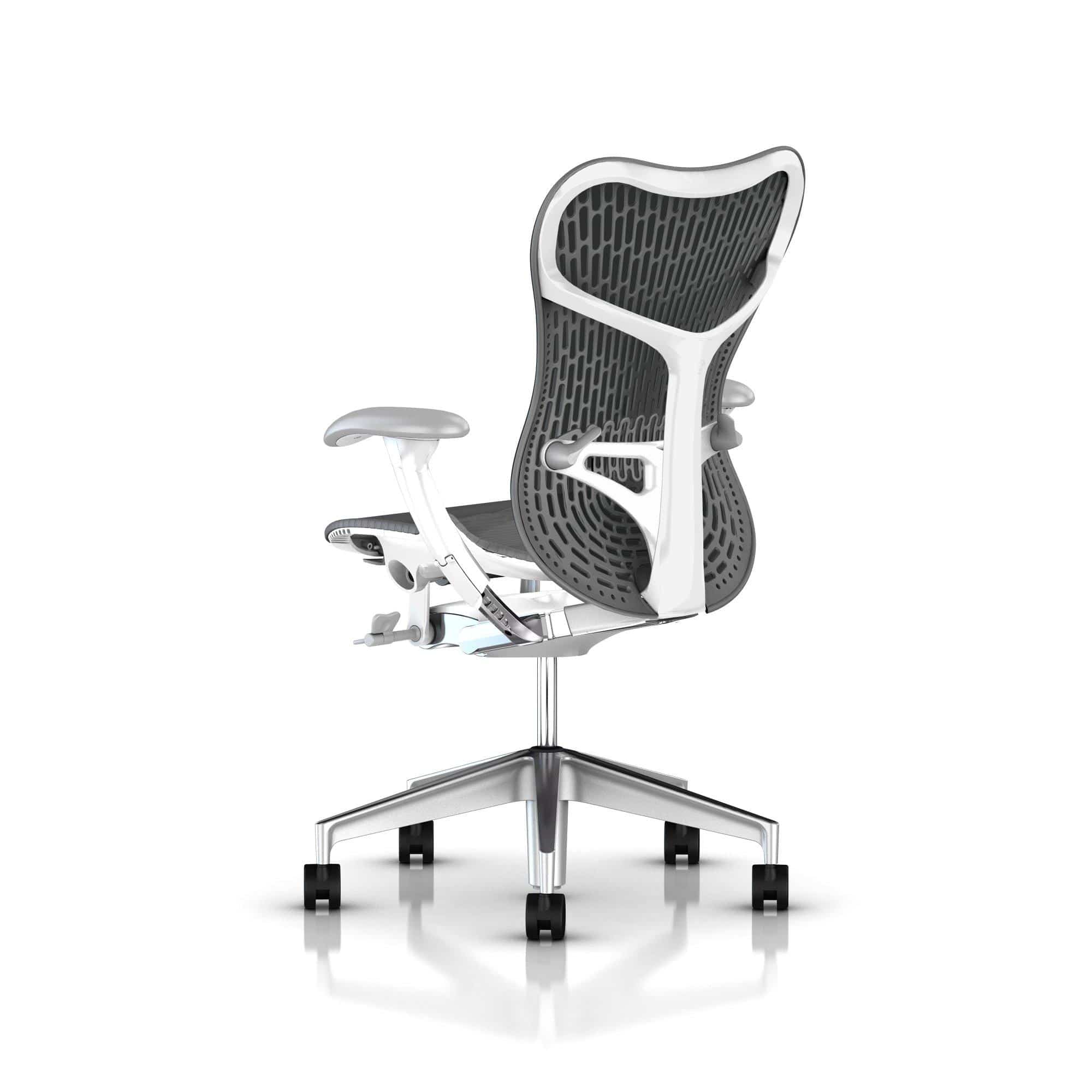 slate grey herman miller mirra bureaustoel