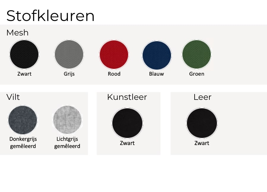Swopper kleuren